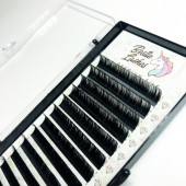 Silk Eyelashes Bestie Lashes 0.07 Single Size Tray